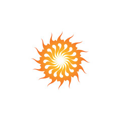 Sun Vector illustration Icon