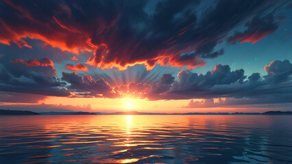 Naklejka premium 夕暮れ