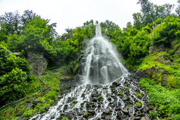 Eine frühlingshafte Wanderung rund um die Touristenattraktion in Brotterode-Trusetal - dem Trusetaler Wasserfall - Thüringen - Deutschland © Oliver Hlavaty