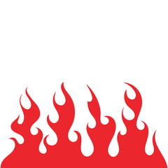 Fire logo vector illustration design