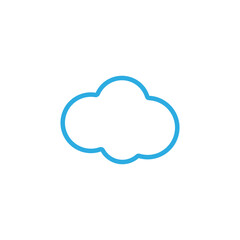 Cloud template vector