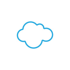 Cloud template vector