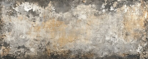 Fototapeta premium White Concrete Wall Texture Background with Gray Grunge Stone Surface and Copy Space for Design Elements