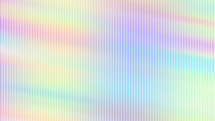 Abstract holographic neon gradient background with texture of embossed, ribbed glass. Window with matte effect. Vector illustration EPS10 for wallpapers, presentations, posters. 1920, 1080
