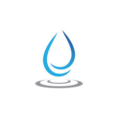 Water drop Logo Template vector