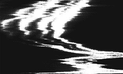 Glitch background. VHS grunge texture. Retro video backdrop. Abstract pixel noise effect. Vector illustration.