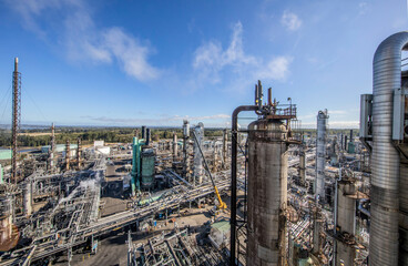 Oil refinery in Northern California