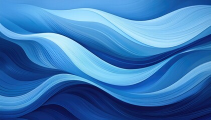Abstract blue wave background