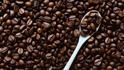 Obraz premium coffee beans background