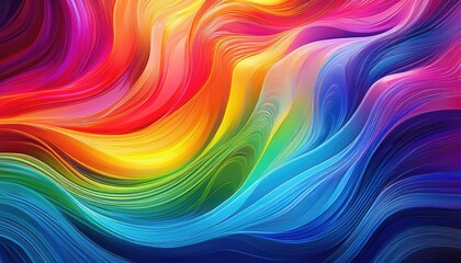 Abstract rainbow waves