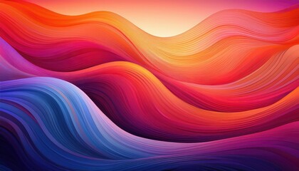 Abstract colorful waves