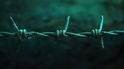 Barbed Wire Close-up