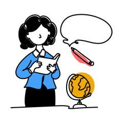 Enhance your Teachers Day celebrations with stunning flat illustrations that pay tribute to educators worldwide. Browse our selection today