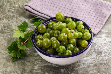 Ripe sweeet and juicy gooseberry