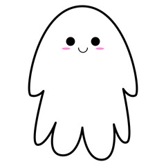 Obraz premium Doodle Cute Ghost