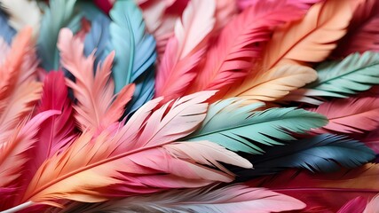 Obraz premium feather background