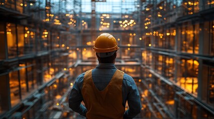 Construction manager on-site