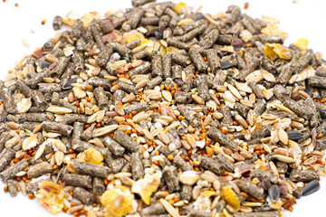 dry food for hamsters chinchilla rats wheat, compressed grass maize mixed grains