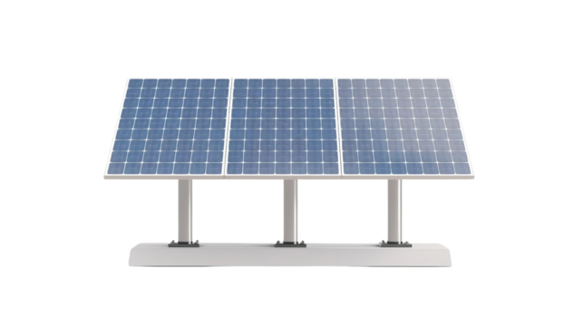 A modern solar panel system designed for renewable energy solutions, showcasing its efficiency and environmental benefits.
