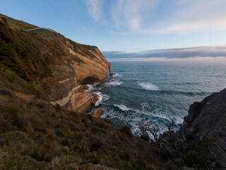 Beautiful morning view of Cape Farewell, New Zealand.