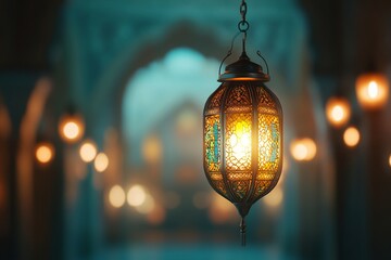 Festive greeting card, invitation for Muslim holy month Ramadan Kareem