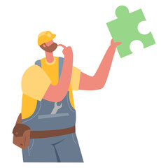 Technician Illustration Simple