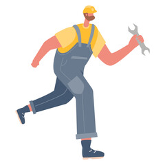 Technician Illustration Simple