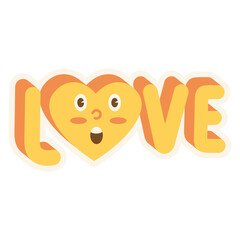 Retro Groovy Sticker