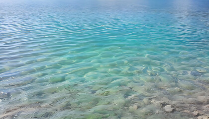 Blue lake water 