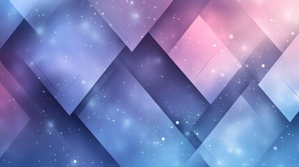 Mesmerizing Geometric Backdrop with Starry Night Sky Gradient