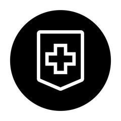 Obraz premium Antibody Icon Circular Outline Style