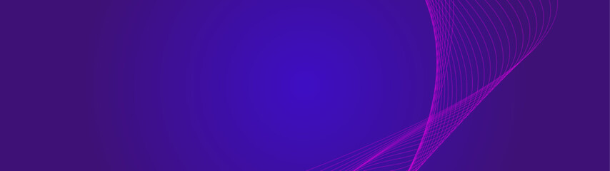 abstract blue line wave vector modern line abstract technology background. Modern smooth wavy lines. Futuristic concept. Suit for banner, brochure, cover, website, science, music, corporate, flyer. 