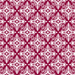 Batik floral seamless paisley pattern on Maroon background. fabric print .textile ethnic motif. Abstract vector Illustration Design for fashion, fabric, textile, wallpaper, cover, web, wrapping etc.