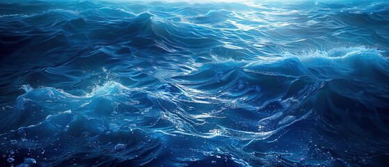Deep Blue Sea Surface 