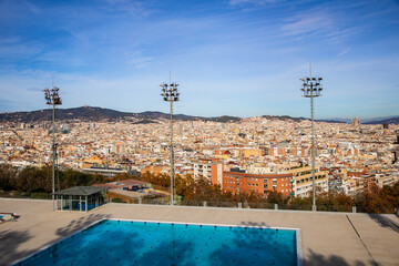 Barcelona, ​​Spain - City view from above