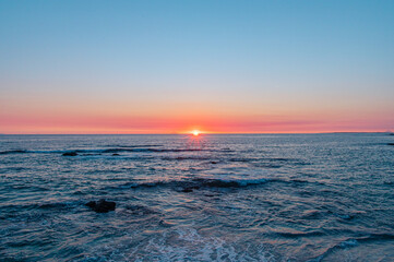 綺麗な夕焼けの海