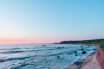 綺麗な夕焼けの海