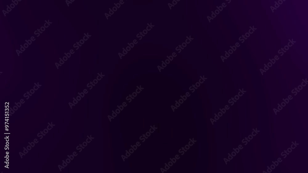Poster Dark purple and black abstract gradient, smooth slow modern background animation, seamless loop