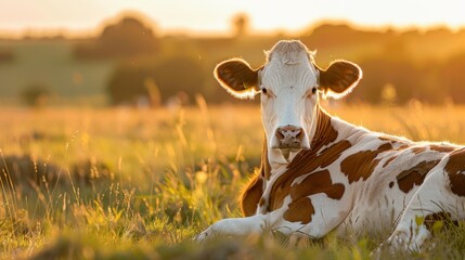 cow on a meadow