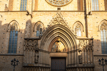 Barcelona, ​​Spain - city buildings and streets