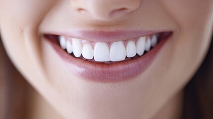 Fototapeta premium Enhance your smile with Emax and zirconium porcelain veneers for a radiant, natural-looking aesthetic. Experience the transformative power of dental laminates