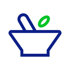 Herbal Icon Outline Two-Tone Style