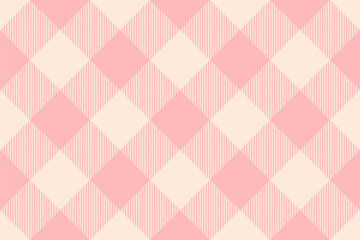 Random check textile fabric, multicolor pattern tartan plaid. Brazil texture vector seamless background in antique white and light colors.