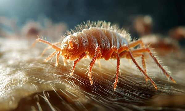 Close-up of a bed bug