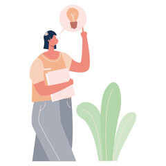 Office Employee Illustration