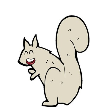 cartoon squirrel