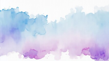 Fototapeta premium Colorful Watercolor blot painting texture abstract background