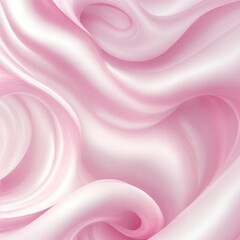 Obraz premium Soft Pastel Pink Shiny Satin Silk Swirl Abstract Wave Background