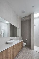 modern bathroom with tiles