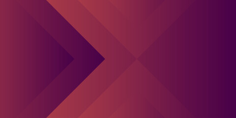 a purple and red gradient background with a geometric shape.